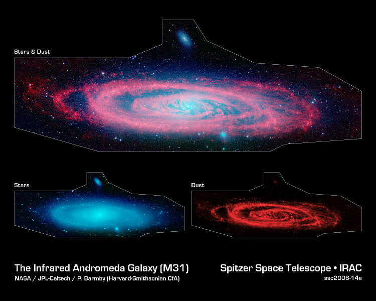 ultraviolet andromeda galaxy