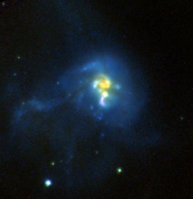 Four colliding galaxies IRAS 19297-0406