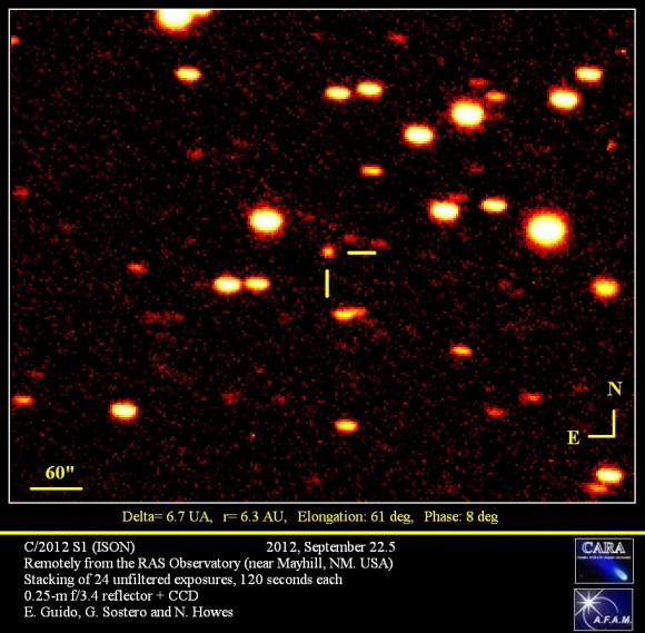 Comet C2012 S1 (ISON) 