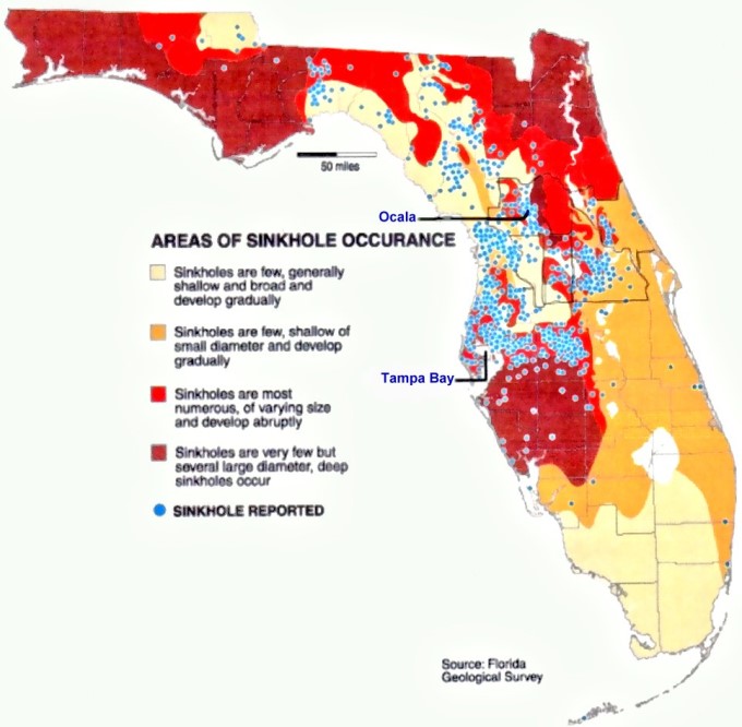 sinkhole locations in florida map What Causes Sinkholes Find Out On Earthsky Earth Earthsky sinkhole locations in florida map
