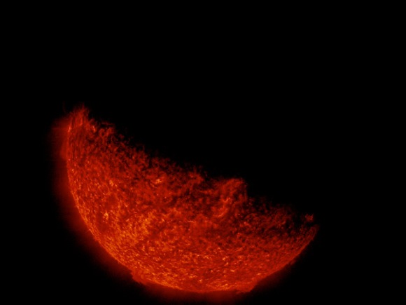 SDO Earth-Eclipse 2013