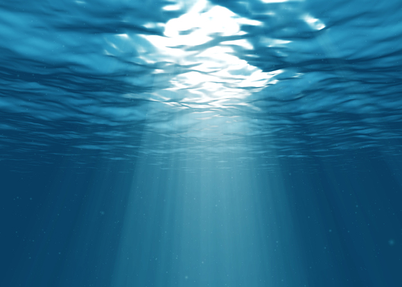 underwater ocean light