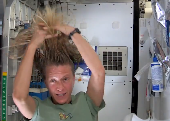 Washing Hair In Space