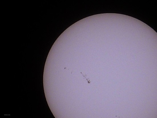 This large sunspot grouping - AR 1785 and AR 1787 - is a good target for backyard telescopes with protective solar filters. This beautiful image is from EarthSky Facebook friend Brodin Alain. Thank you, Brodin!