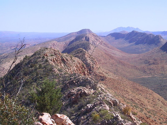 Life in the Outback: The MacDonnell Ranges in the Northern Territory are found in the center of Australia. Image Credit: Wikipedia