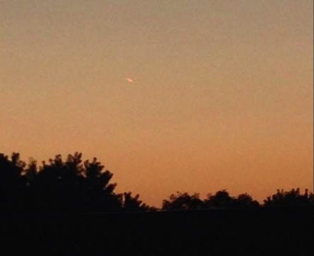 Kevin Keadle managed to get this photo of the September 26, 2013 fireball over the U.S. Midwest. He posted it on Twitter.