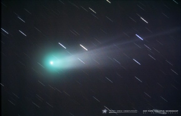 Comet Lovejoy on November 30, 2013 as captured by Scott MacNeill at Frosty Drew Observatory.