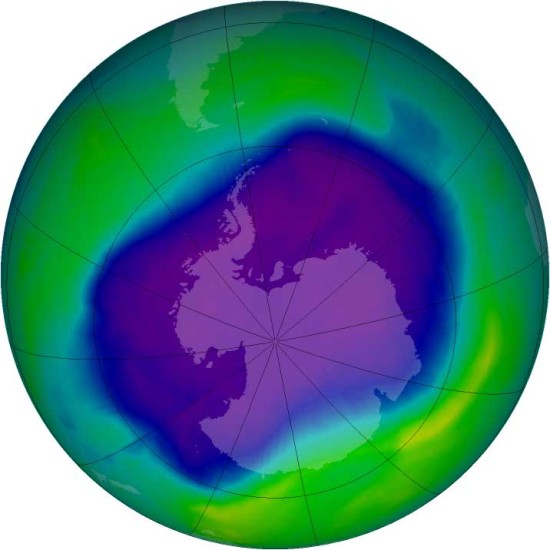 The 2006 ozone hole broken records for area and depth.  Read more about it here.