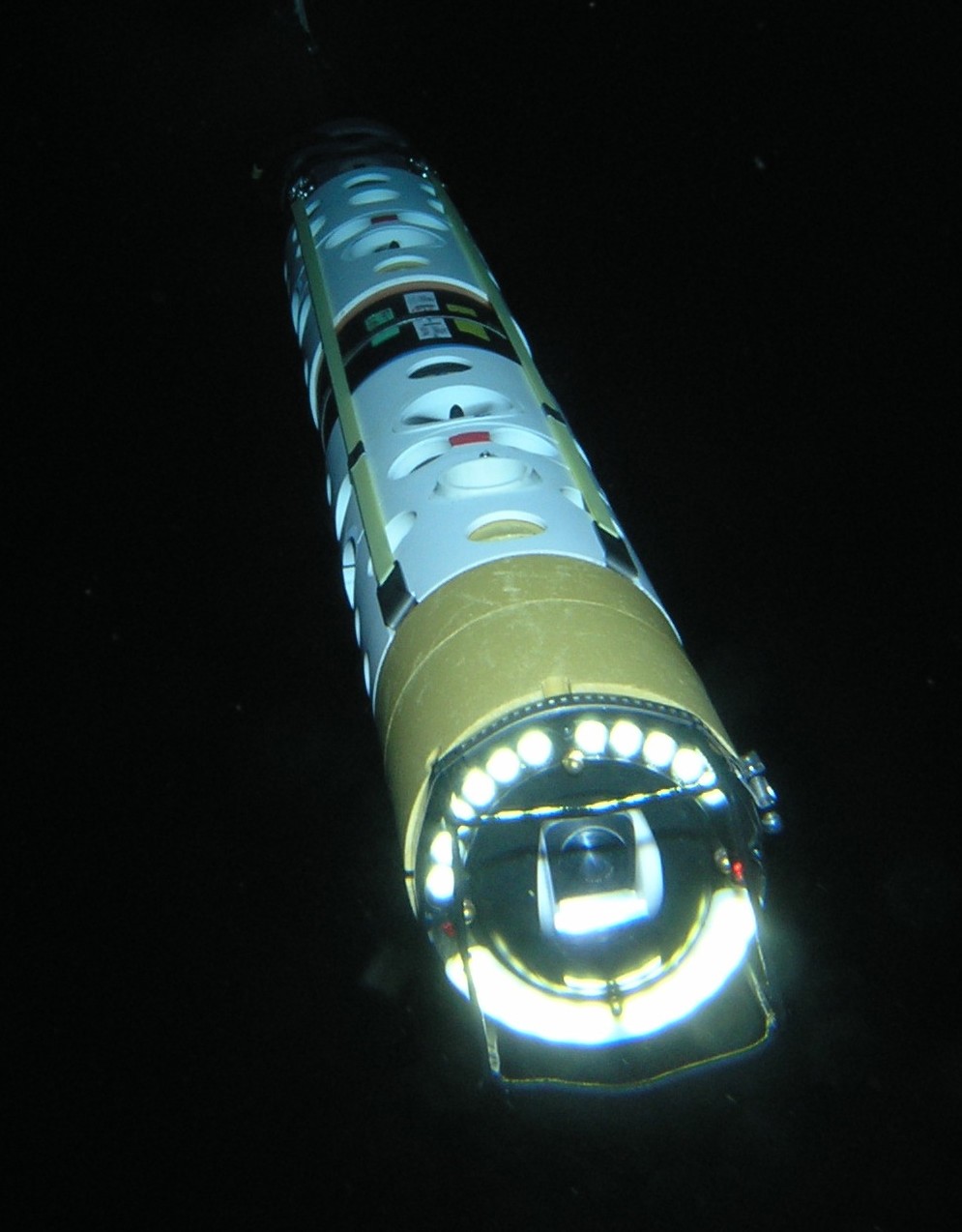 The 4 1/2-foot cylindrical robot, equipped with two cameras, was lowered down a hole drilled through about 880 feet (270 meter) of ice, and deployed into waters below the ice to study water currents. The discovery of the ice anemones, said Frank Rack, executive director of the ANDRILL Science Management Office at the University of Nebraska-Lincoln, was 