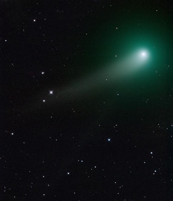 View larger. | Adam Block at Mount Lemmon Observatory captured this beautiful image of Comet C/2012 K1 PanStarrs on May 5, 2014.  Click here for more details about this photo.