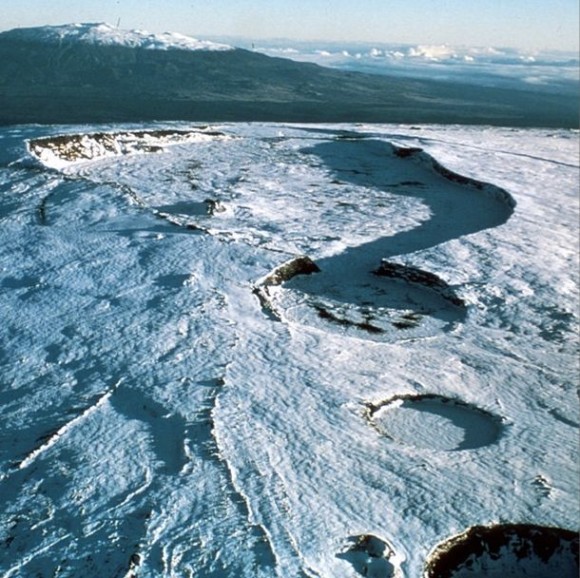 Mauna Loa volcano in Hawai'i via USGS