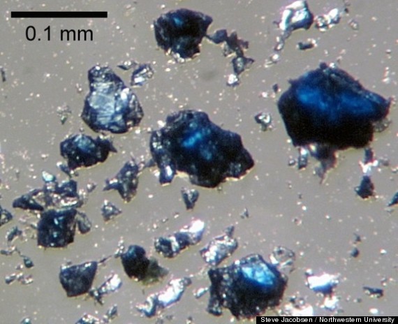 Picture of hydrated mineral