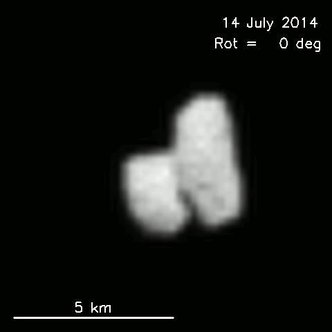 Comet 67P on July 14, 2014