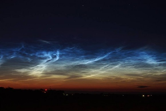 Hubert Drozdz caught the July 3, 2014 display of noctilucent clouds in Poland.
