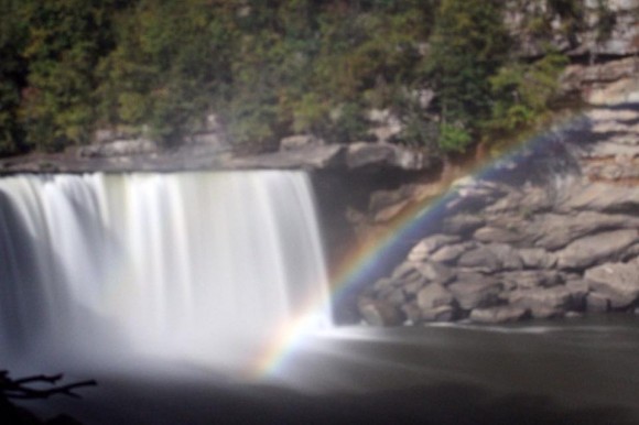 Moonbow at Cumberland Falls State Resort by Janice Foley