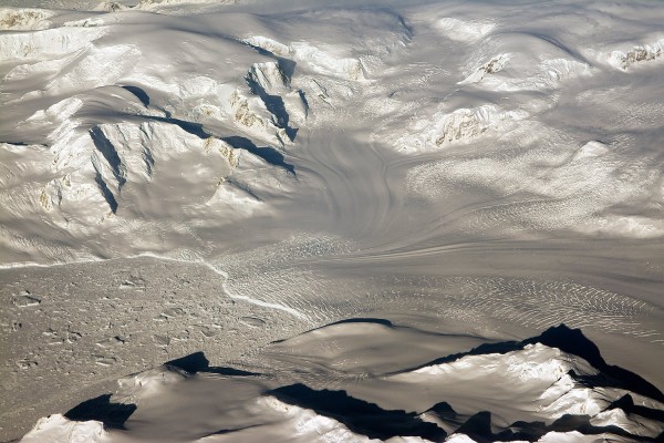 View larger. | Antarctic glaciers, via the American Geophysical Union.