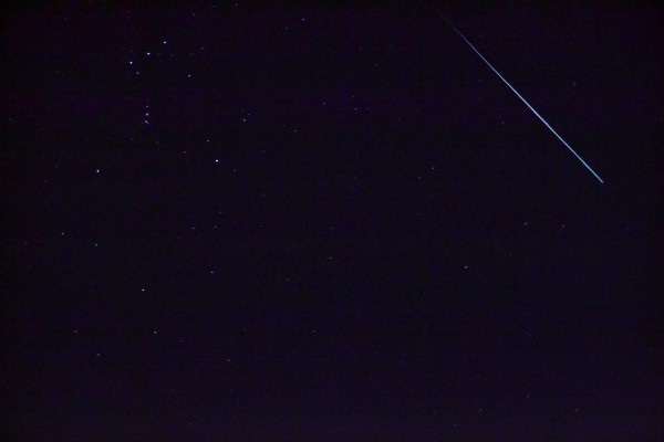 Danny Harbin caught this Geminid meteor on December 13, 2014 over Trenton, Alabama.