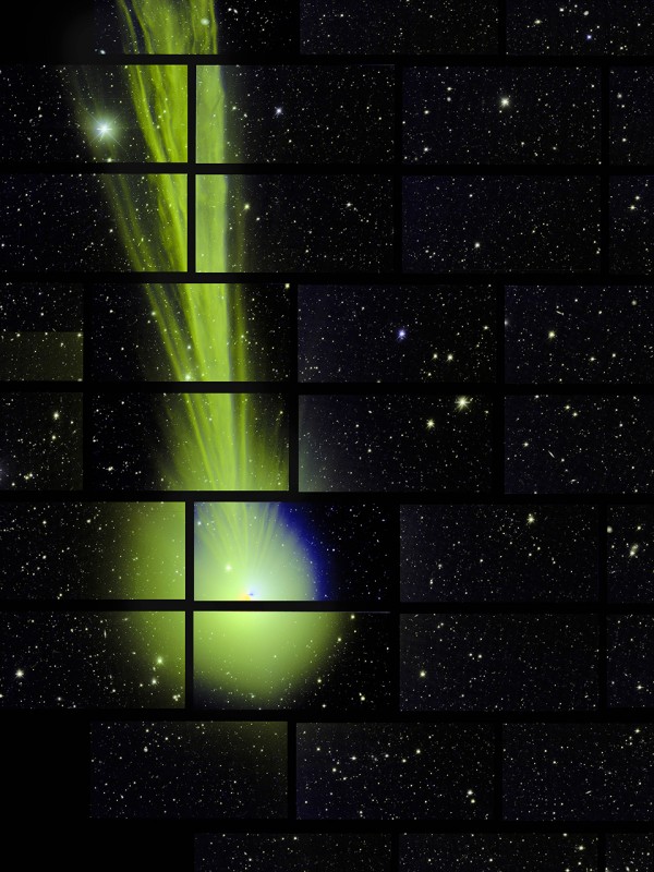 Comet Lovejoy on December 27, 2015 from the Fermi Dark Energy Camera