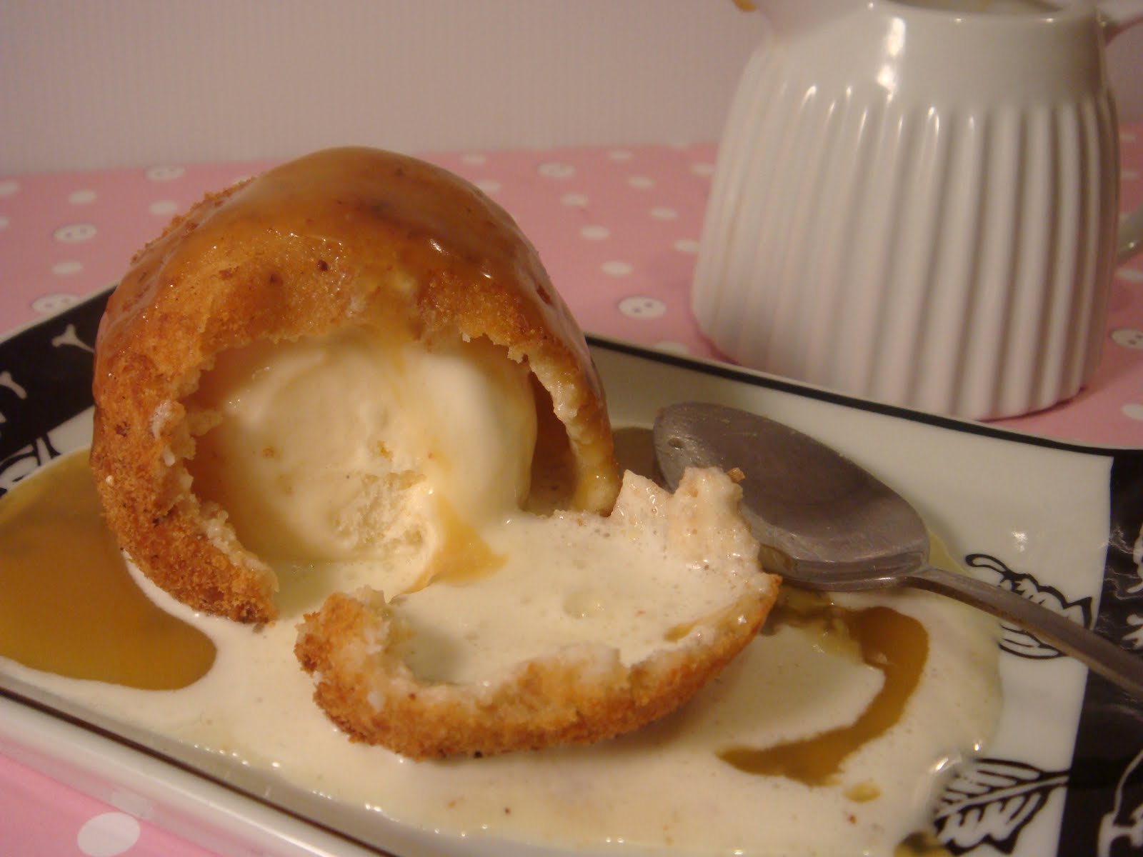 Deep fried ice cream: Hard on the outside, frozen on the inside