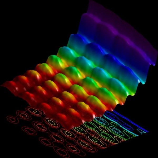 This image shows the dual nature of light - its property of being both a wave and a particle simultaneously - a property known for decades, but never before witnessed by human eyes.