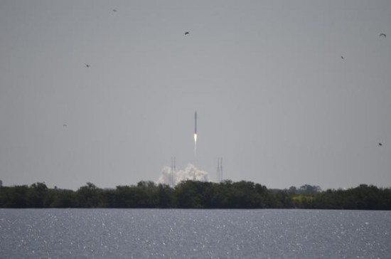 LightSail launch from Cape Canaveral Air Force Station in Florida, aboard an Atlas V rocket, on May 20, 2015.