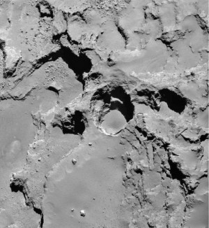 Are those sinkholes on Rosetta's comet? | Science Wire | EarthSky