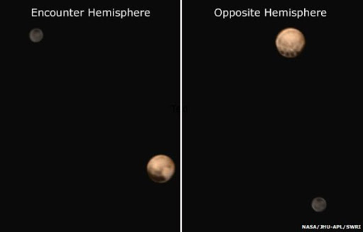 New Horizons will see one hemisphere of Pluto when it is closest on July 14.
