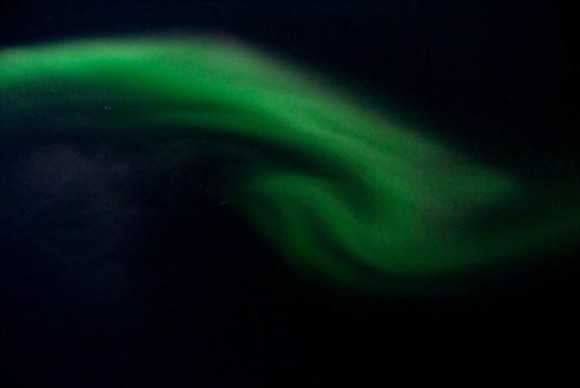 Aurora over Norway, visual of space weather. Image credit: Alexa Halford