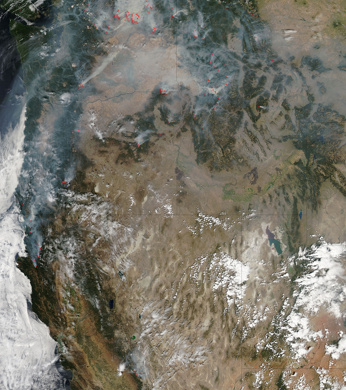 August 23, 2015. Image credit: Jeff Schmaltz, MODIS Rapid Response Team. Caption: NASA/Goddard, Lynn Jenner