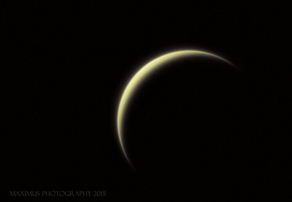 Colorized image of Venus, by Maximus Photography. 