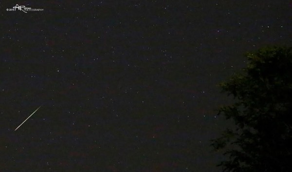 Orionid meteor shower 2015, by Aaron Robinson.  Taken October 22, 2015 in Idaho Falls, Idaho @ 4:30 a.m. MDT. 