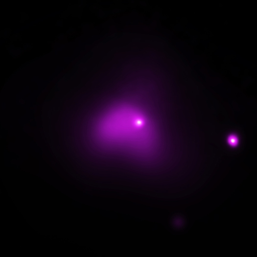 Cheshire Cat galaxy group in x-rays via Chandra.