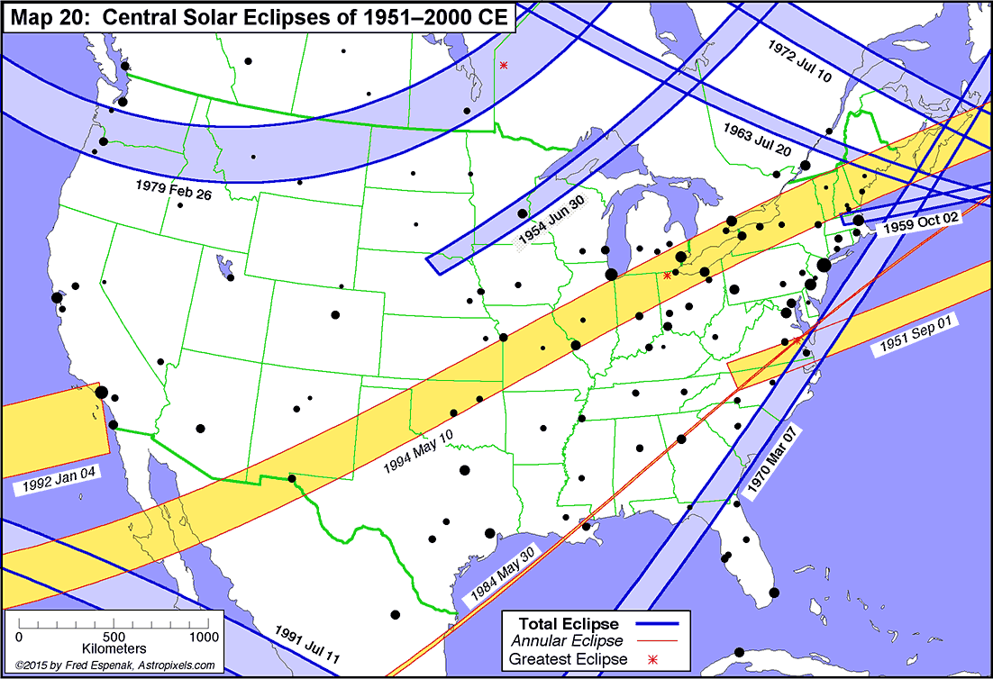 Total solar eclipses in the USA Earth EarthSky