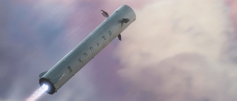 The rocket booster would detach and return to Earth, pick up a fuel tank, and head back to Earth orbit, where the Mars colonists would be waiting.