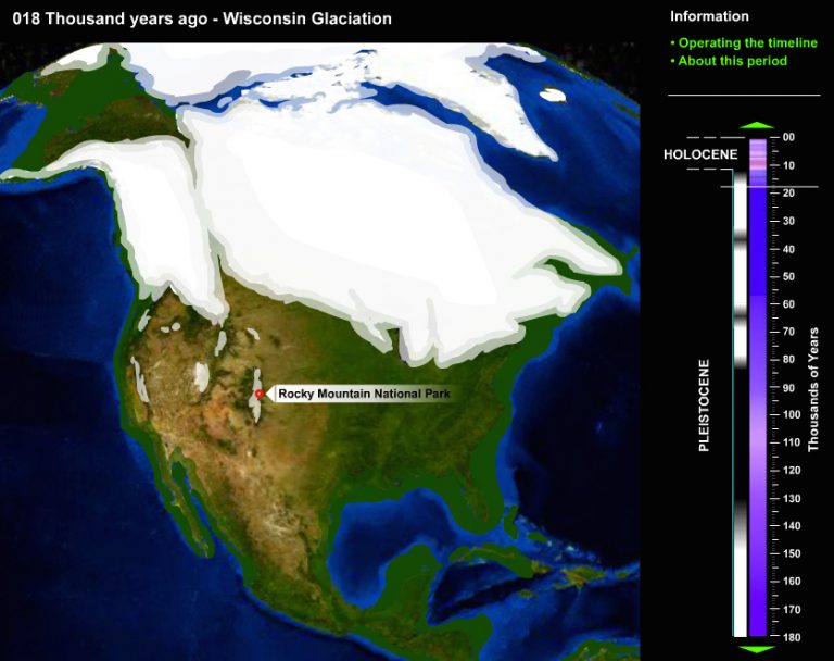 Wisconsin Glaciation Ice Map Earthsky 9961