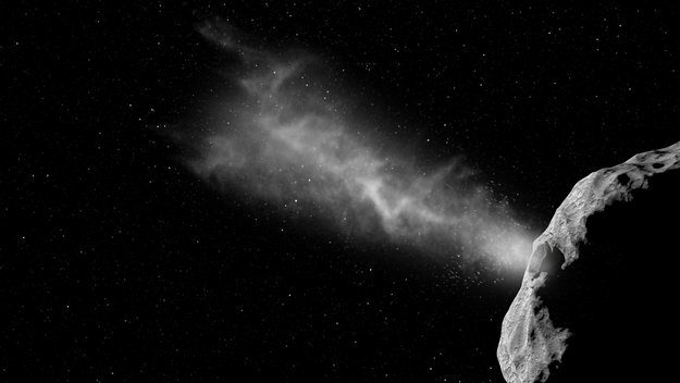Asteroid collision, via the AIM mission.