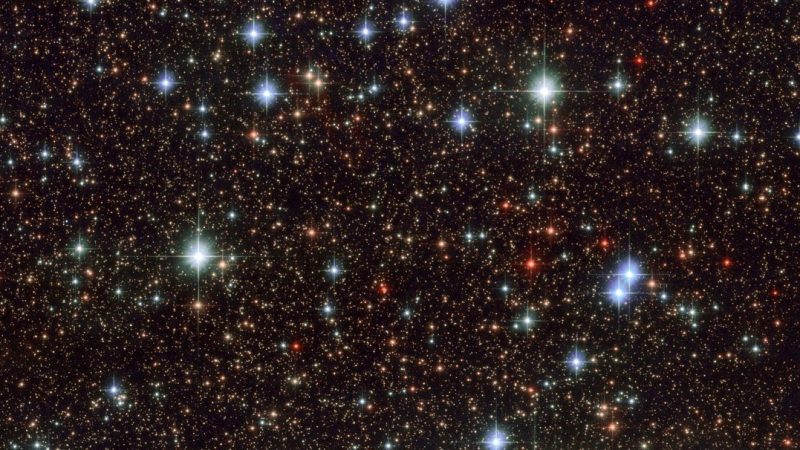 The Hubble Space Telescope captured this view of colorful stars in our Milky Way galaxy when it pointed its cameras towards the constellation Sagittarius the Archer. Image via IAU.