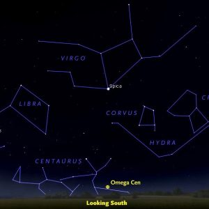 Spica is your guide star to Omega Centauri | EarthSky.org