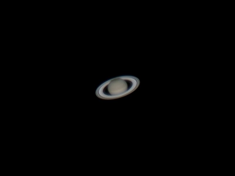 real photos of saturn through telescope