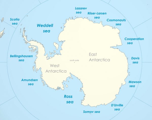 antarctica rivers names