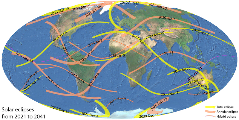 EarthSky | The upcoming total solar eclipse in North America