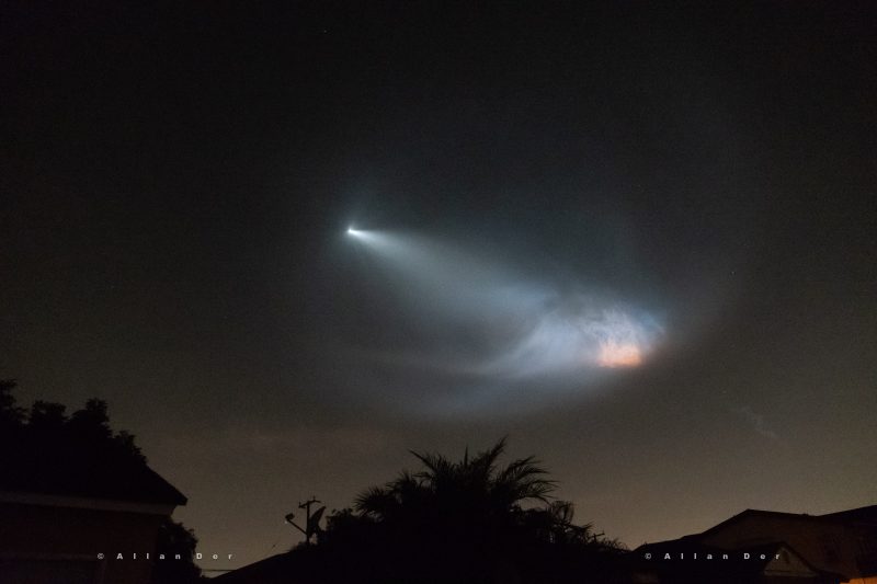 SpaceX's cool night launch and landing on October 7 ...