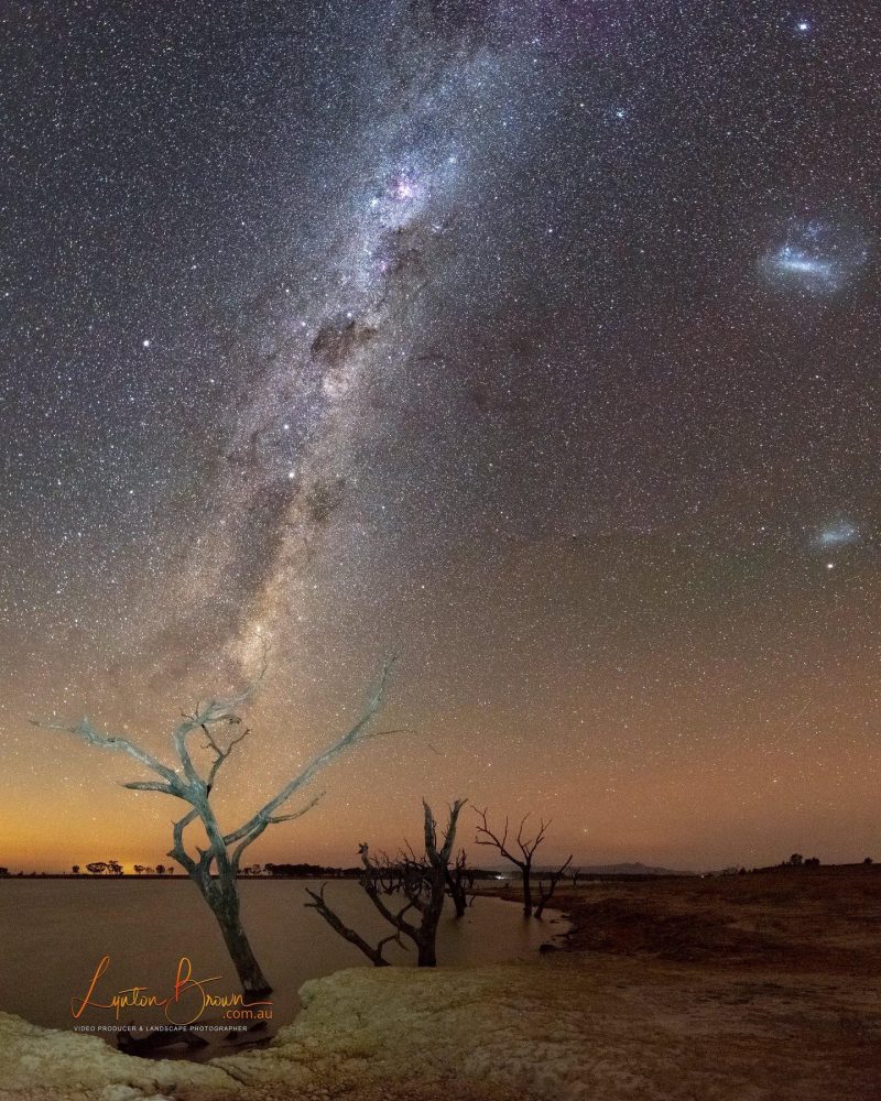 Milky Way Over Taylors Lake Australia Today S Image Earthsky