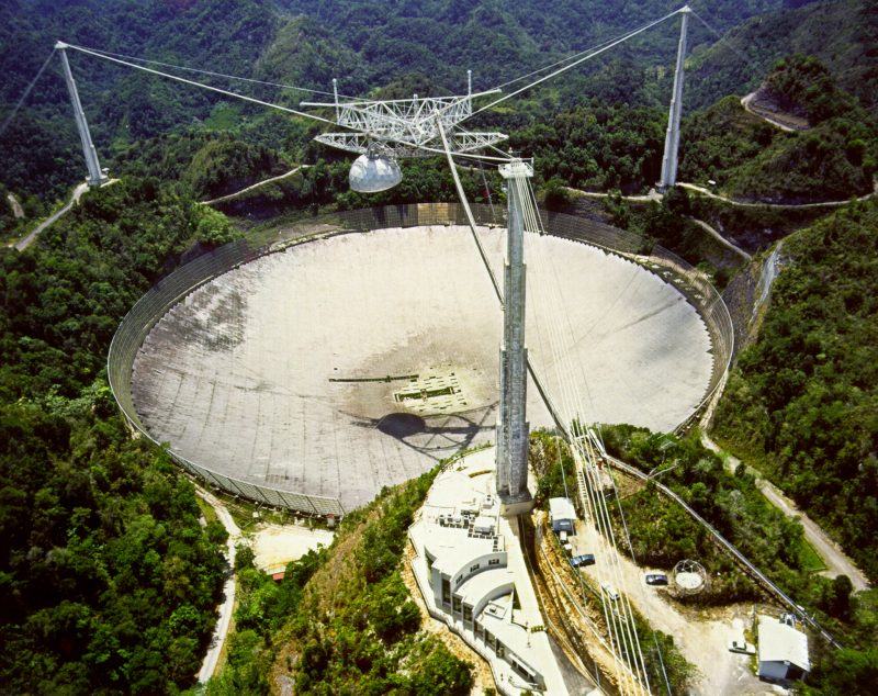 Arecibo radio dish