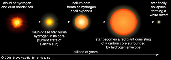 red giant white dwarf