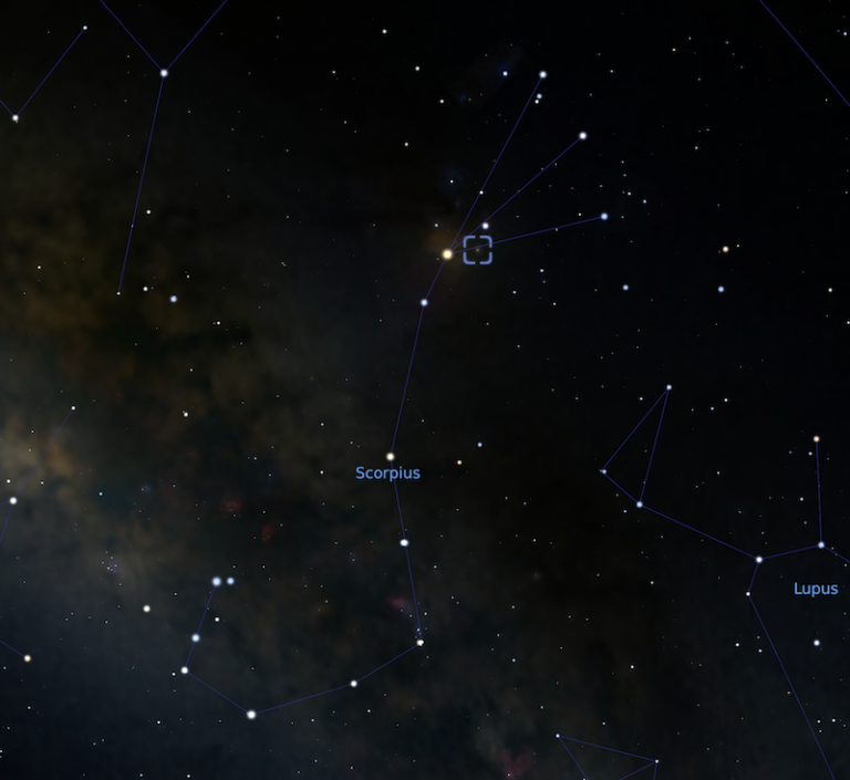 EarthSky | Find M4 by the Scorpion’s Heart