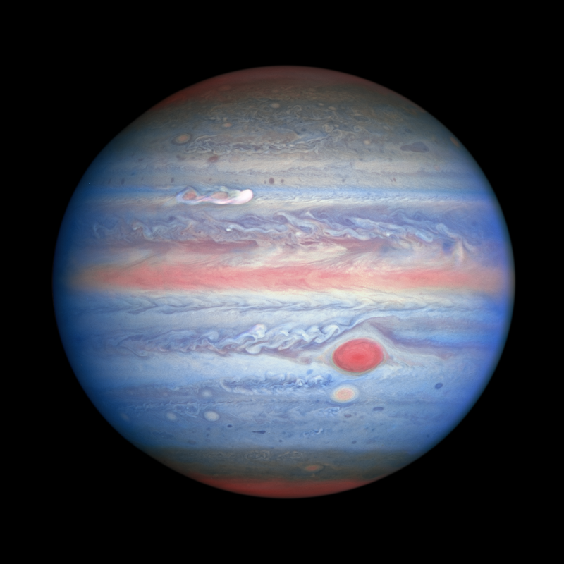 Cool new Hubble portrait of Jupiter's storms | Space | EarthSky