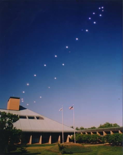 Dots in sky in figure 8.