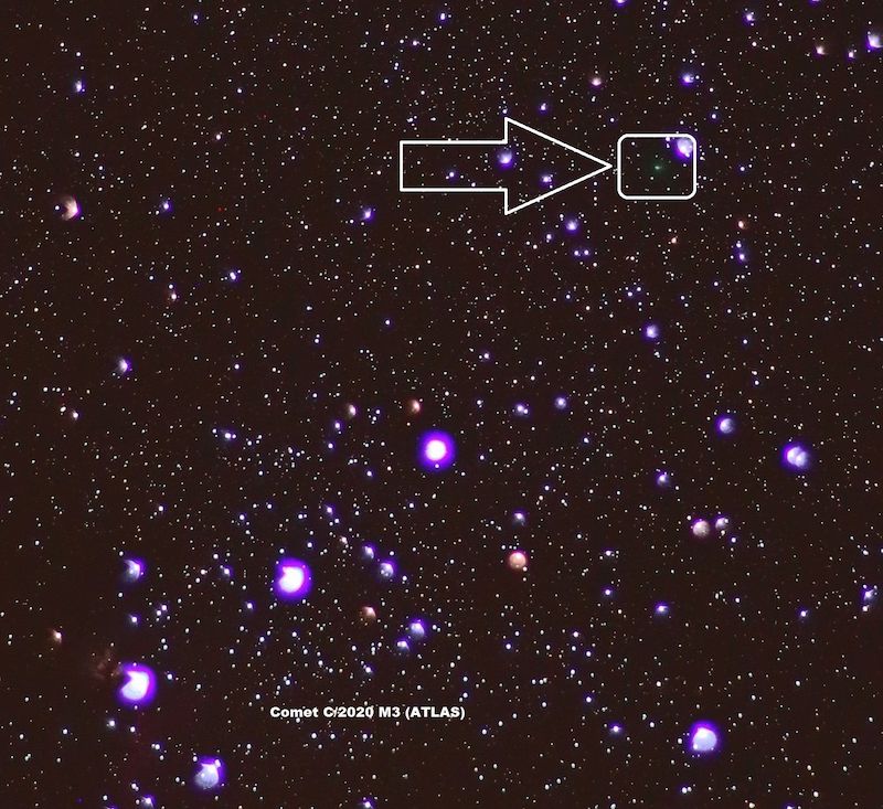 Comet C/2020 M3 (Atlas) is closest November 14 Space EarthSky