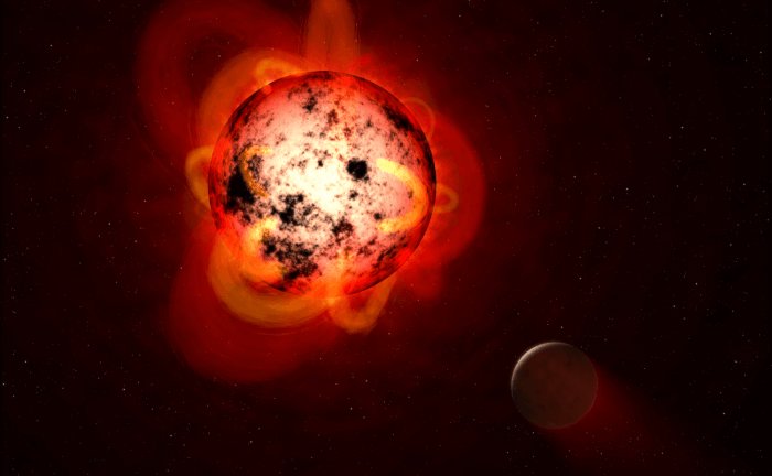 Humongous flare from sun's nearest neighbor breaks records